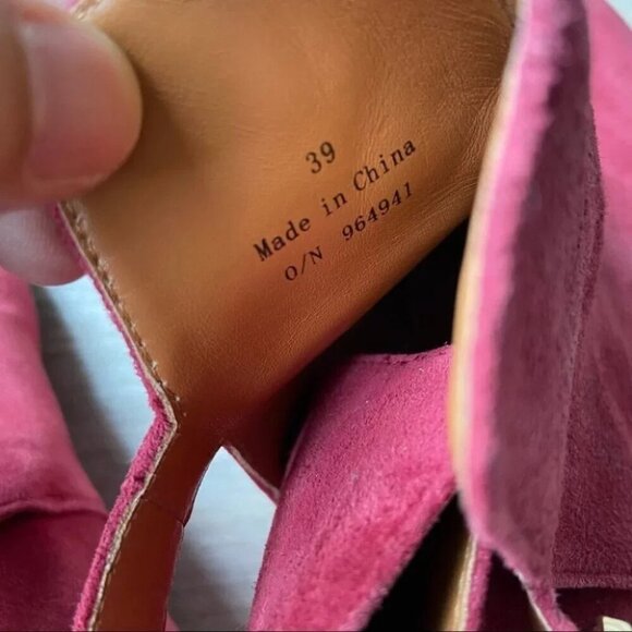 & Other Stories Rust Suede Leather Buckle Bootie - Picture 11 of 13